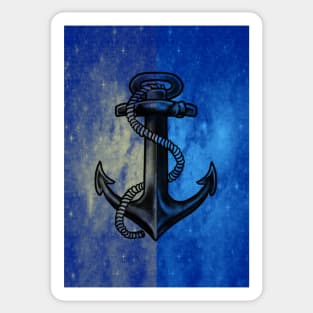 Blue Anchor Sticker